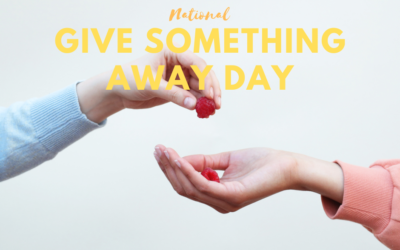 National Giving Something Away Day – Simple Ideas